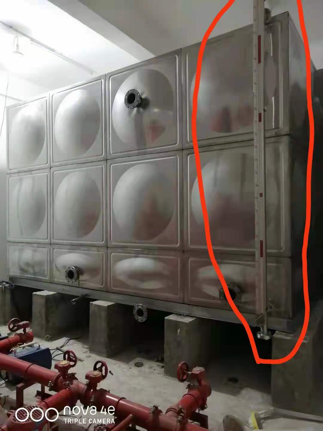 304不锈钢水箱磁翻板液位计安装方法